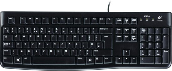 timmerman wees onder de indruk Vast en zeker Logitech K120 - Toetsenbord - Qwerty - IT-Shop Rijnsburg