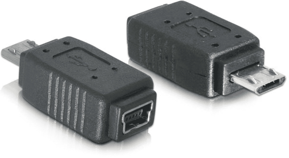 DeLock USB micro to mini USB adapter