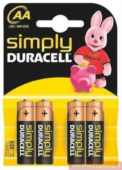 Duracell AA 4 pack