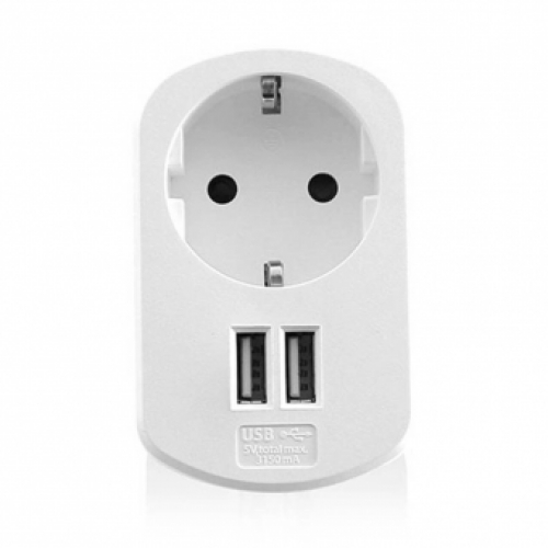 Ewent EW1211 2-poorts USB-lader