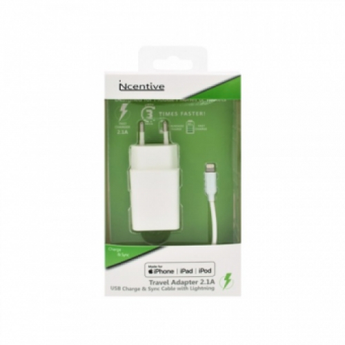 INcentive Laad kabel + adapter kit apple