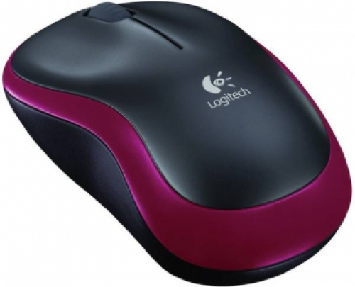 Logitech M185 muis rood