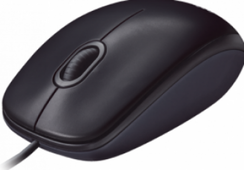 Logitech B100 muis bedraad zwart of wit